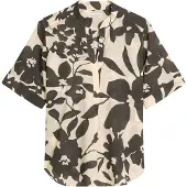 Marc O'Polo Blouse crème / donkergrijs