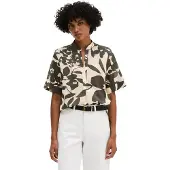 Marc O'Polo Blouse crème / donkergrijs