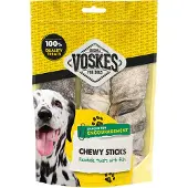Voskes Hondensnack Rawhide Sticks Vis 3 Stuks