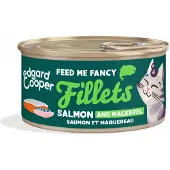 Edgard & Cooper 24x Kattenvoer Fillets Zalm & Makreel 70 Gr