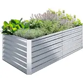 OEM Grote groenteplantbak van roestvrij staal, 180x90x60 cm