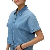 Vero Moda Ingeborg Denim Overhemd Dames M