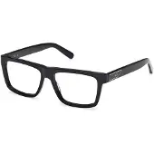 GCDS GD5050 54/15/145 Glazen Shiny zwart Voorzijde acetaat UNISEX GD5050