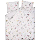Vandyck Dekbedovertrek Soft Fields Cream Tan Satijn-200 x 200 / 220 cm | 2-Persoons