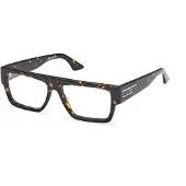 GCDS GD5052 54/15/145 Donker havana Voorzijde acetaat UNISEX GD5052