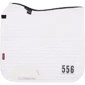 LeMieux Zadeldek Cotton Competition Dressage Square Wit