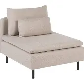 Beliani EGERIS - Zitmodule - Beige - Polyester