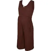 Mamalicious Jumpsuit 'MLSIGGA' chocoladebruin