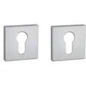 Aprile Clinder rozet vierkant 50X50X7mm mat chroom