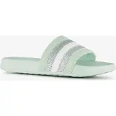 Scapino Meisjes badslippers met glitters mintgroen maat 33