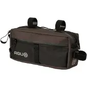 Agu Venture Bar Bag - Stuurtas - Fietstas - Brown - 2L - Gerecycled Polyester - 3M Reflectie - Waterafstotende YKK-rits - Met Schouderband