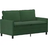 vidaXL Bankstel 2 st Jungle Groen Stof