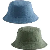 Next Hoed 'Boonie' lichtblauw / groen