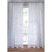 Bonprix Gordijn met glanzende sterren (1 stuk) H/B: 175/140 cm