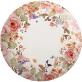 Clayre & Eef Ontbijtbord Ø 20 cm Wit Porselein