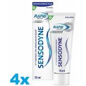 Sensodyne - Tandpasta - Rapid Relief - Whitening - 75ml x 4