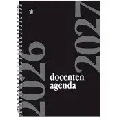 Ryam | Docenten Agenda | 2026/2027 | Spiraal | A4 | 12 mnd | Zwart |