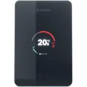 Bosch EasyControl slimme thermostaat zwart + 2 Slimme Radiatorknop