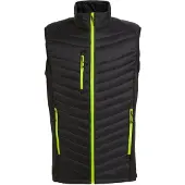 Regatta Heren Navigate Gewatteerd Hybride Gilet (Zwart/Lijkgroen)