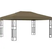 Syfax Prieel 3x4 m stof taupe
