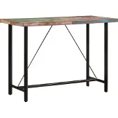 Syfax Bartafel 150x70x107 cm massief gerecycled hout en ijzer