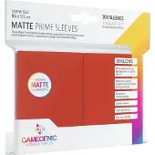 GameGenic Matte Prime Sleeves Red (100)