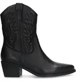 Manfield leren cowboylaarzen zwart female | Maat: 36