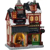 Lemax Blackthorne Glassworks battery operated Led Kerst