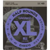 Daddario EHR370 XL Half Rounds Electric Guitar Strings 11-49