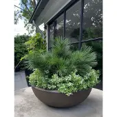 LeopoldFlora Eucalyptus kunststruikje groen-wit 30cm UV