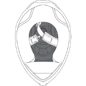 AGV K-1 S S26 Helm Kroonkussens Maat