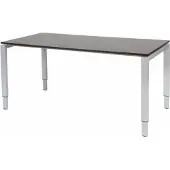 Schaffenburg Verstelbaar Bureau - Domino 160x80 logan - alu frame