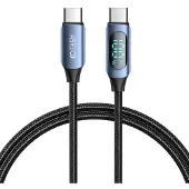 TechProtection LED USB-C Naar USB-C Kabel 100 Centimeter
