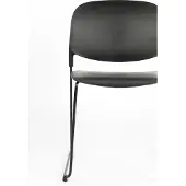 AnLi Style CHAIR STACKS BLACK