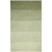 Marc O'Polo Plaid Nordic Knit Melange Moss Green-130 x 170 cm