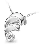 Orphelia Dames 925 Sterling Zilveren Ketting met Hanger - Zilver ZH-4689