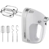 Concept handmixer, 5 snelheden, Turbo-functie, 500 W, wit, SR3390