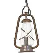 ELSTEAD LED Buiten Hanglamp Miners | 1X E27 Max 60W | IP44 | Dimbaar | Old Bronze