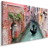Karo-art Schilderij - Het prachtige Venetië, Italië, premium print