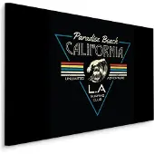 Karo-art Schilderij - Paradise Beach, California, L.A., Premium Print
