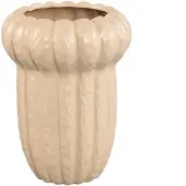 Ptmd - Vaas Samaran - Beige - 20x20x26cm