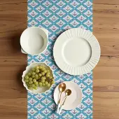 Abakuhaus Zeil-tafelrunner – rechthoekig – 40×180 cm – Indigo-Deep-Sky blauw