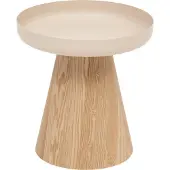 Atmosphera Hercyna Salontafel - Ø40xH42cm - Beige