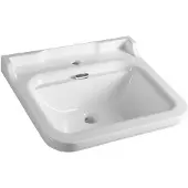 Kerasan Waldorf Keramische wastafel 60x55cm, wit