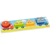 Goki Sorteerspel - Voertuigen - 30X10X2,6Cm - 13 Delen - 1 Jaar