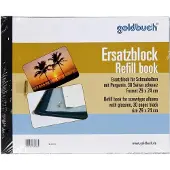Goldbuch - Ersatzblock 29x24 30 Seiten schw.+ Schrauben 83076 83076 Fotoalbum (b x h) 290 mm x 15 mm Zwart 30 bladzijden
