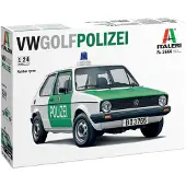 Italeri Modelbouwpakket Auto - 3666 Volkswagen VW Golf Polizei Plastic - 1:24 - Modelbouw