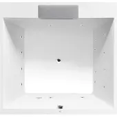 Polysan Came Falls Whirlpoolbad, 175x175x50cm, Active Hydro, chroom