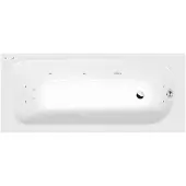 Polysan Laura Whirlpoolbad, 160x70x39cm, Active Hydro, chroom