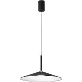 FANEUROPE Khan LED-pendellamp (zwart), 18 W, kleurtemperatuur 2700/3500 K, 48 x 200 cm